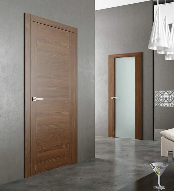 Doors inter-room with hidden loops Doors inter-room, doors of ash and oak, doors with hidden doorwood loops