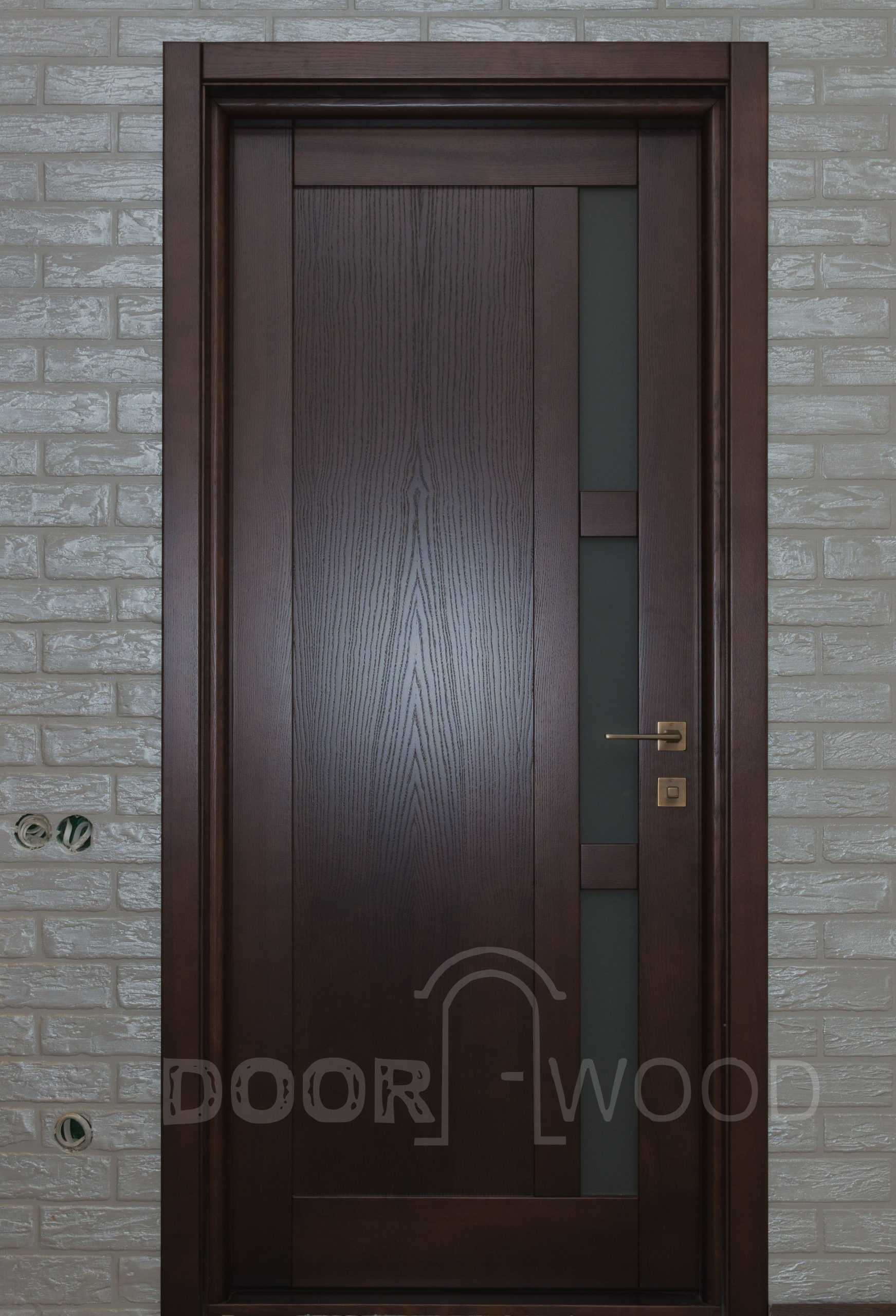 Міжкімнатні двері з ясеня в будинку в Одесі Телескопічна коробка