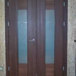 bivalve wooden doors