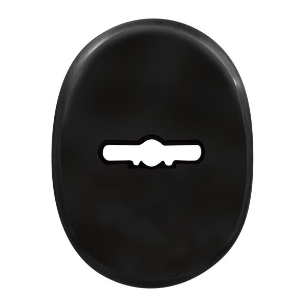 Декоративна накладка кругла під сувальдний ключ чорний мат