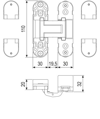 agb eclipse 2.0 zavisa prihovana bez kovpachkiv 30h110 mm 20kg latun 2