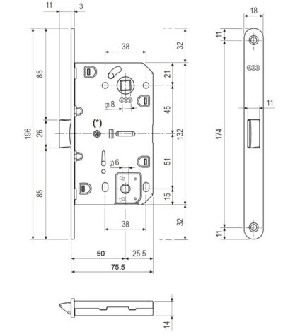 agb mediana evolution mehanizm wc bronza korichneva 1