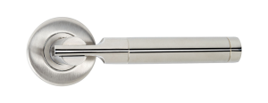 SIBA ECO Ручка дверна PORTO з нержавіючої сталі на розетці SSR01 (22 22)