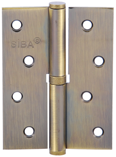 SIBA Завіса сталева 100 мм 1BB антична бронза AB