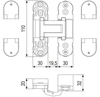 agb eclipse 2.0 zavisa prihovana bez kovpachkiv 30h110 mm 20 kg bila 2