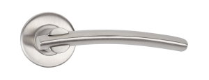 SIBA ECO Ручка дверна CORDOBA з нержавіючої сталі на розетці SSR01 (22 22)