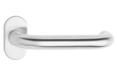 SIBA ECO Ручка дверна LYON SLIM з нержавіючої сталі для проф. дверей з накладками PZ (22 22)