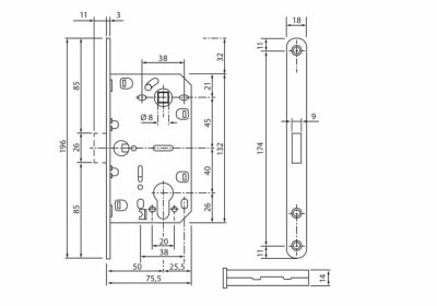 siba mehanizm magnitniy pz mlk 03 polaris polirovana latun pb 1