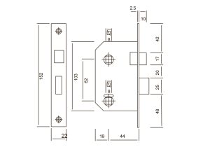 SIBA Механізм WC 105070 (251WC) антична бронза АВ