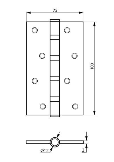 siba zavisa latunna universalna 100 mm 4bb matoviy nikel sn 2