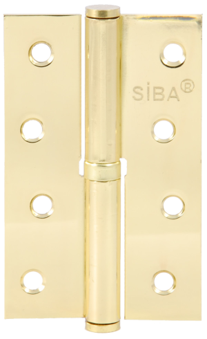 SIBA Завіса сталева 125 мм 1BB полірована латунь BP