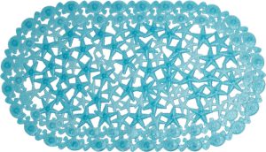 Килимок для ванної "Морська зірка" прозорий блакитний Arino