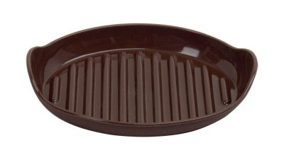 Мильниця овальна силікон шоколад Arino