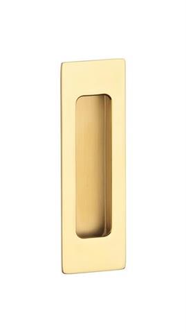 Ручка для розсувних дверей STERK 1716 прямокутна латунь полірована PVD