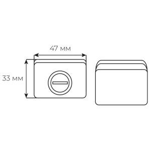 Накладка M&T Minimal TIN-К чёрный WC