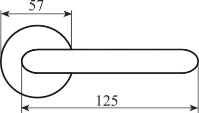 Ручка Fimet 173-269 F45 Vittoria ант залізо R ф/з