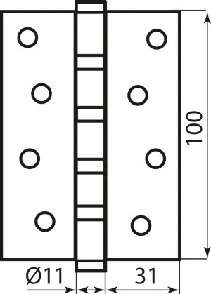 Петля RDA 100*3*2