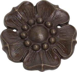 Аксесуар декоративний Ompporro 020135B ROSETTE mm. 35 бронза