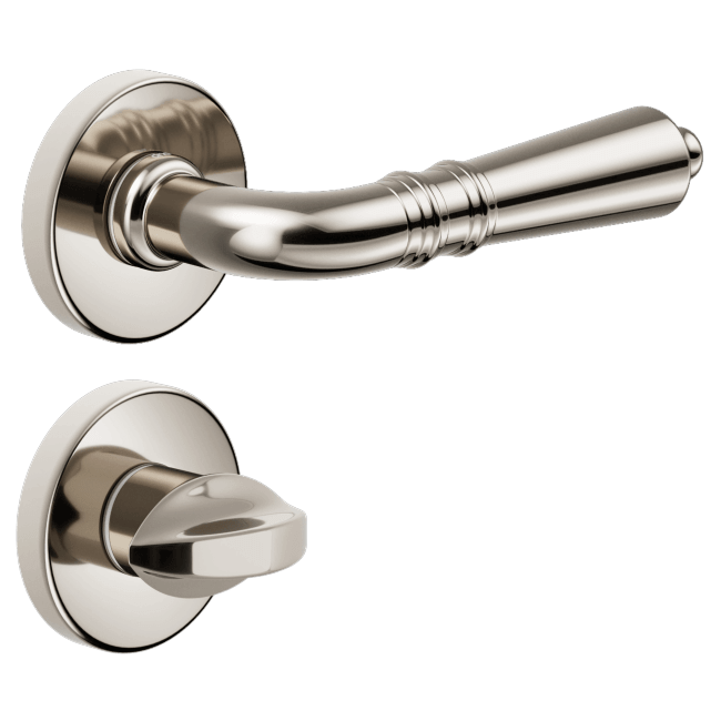 Ручка DND DANIELA, VIS-круг з накладкою під WC, нікель (к-т) 1 Ручка DND DANIELA