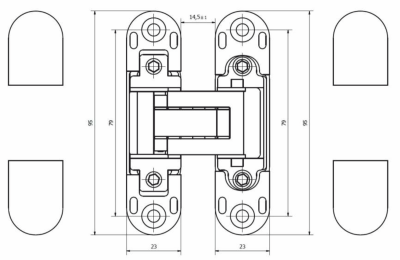 cemom petlya skrytaya estetic 978 3d me belaya 23 mm kh 95 mm 2