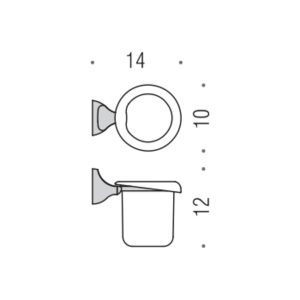 Colombo B1202 MeloСклянка хром