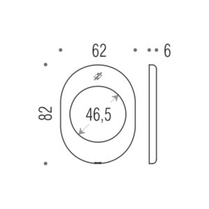 Накладка Blindate PB01 бронза