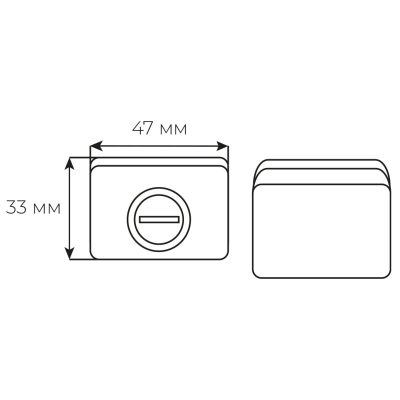 Накладка M&t WC Minimal Tin C 000634 мат хром