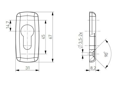 medos merkury nakladky pz na tsylindr beli ral9016 1sht 1