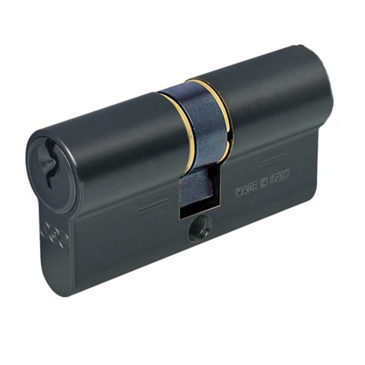 AGB 600 Циліндр англійський ключ-ключ 70 мм, 30х40 чорний 1 AGB 600 Циліндр англійський ключ-ключ 70 мм