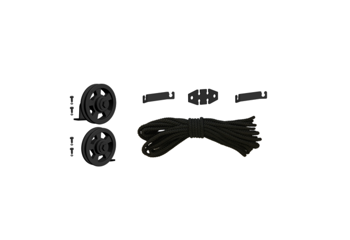 Mantion ROC Design SYMETRIC Система синхронного відкривання 2-ох дверей, чорний матовий 1 Mantion ROC Design SYMETRIC Система синхронного відкривання 2-ох дверей