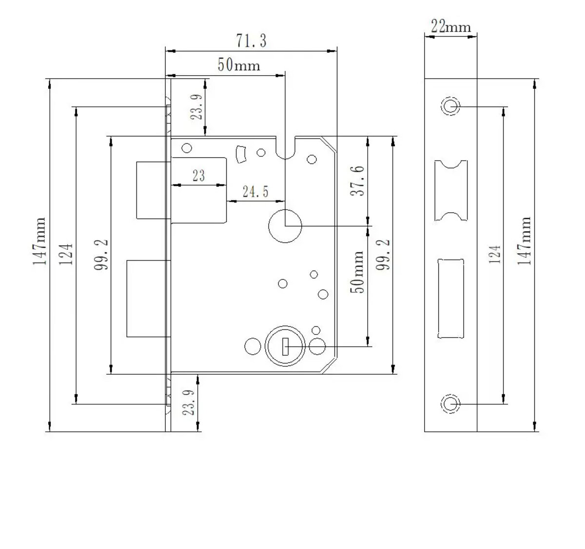 Розумний замок SEVEN LOCK SL-7740BF СІРИЙ (Врізна частина 5050) 4 Розумний замок SEVEN LOCK SL-7740BF СІРИЙ (Врізна частина 5050) - Зображення 4