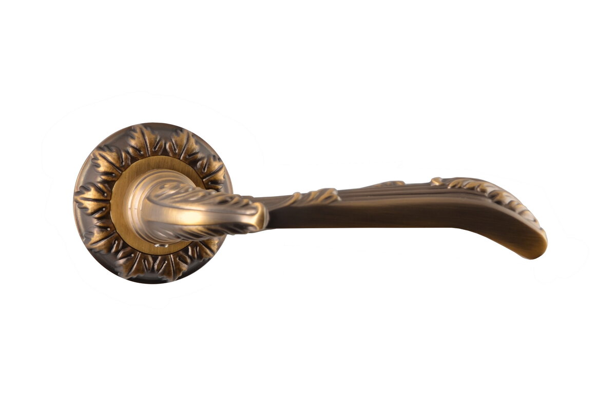 SIBA Ручка дверна KARINA на розетці R05 мат.кава (85 85) 1 SIBA Ручка дверна KARINA на розетці R05 мат.кава (85 85)