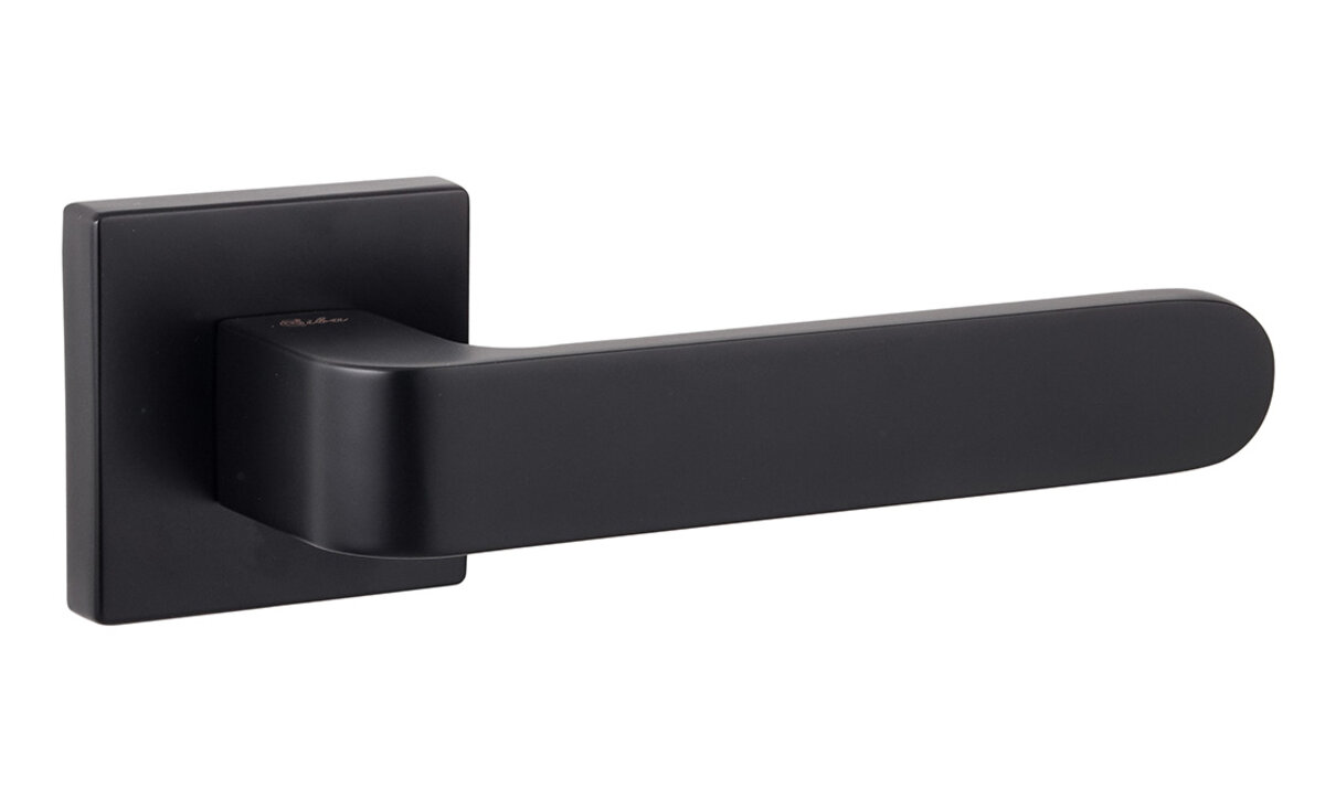 SIBA Ручка дверна LORENA на розетці R09 черний (66 66) ВЗІРЕЦЬ правий 1 SIBA Ручка дверна LORENA на розетці R09 черний (66 66) ВЗІРЕЦЬ правий