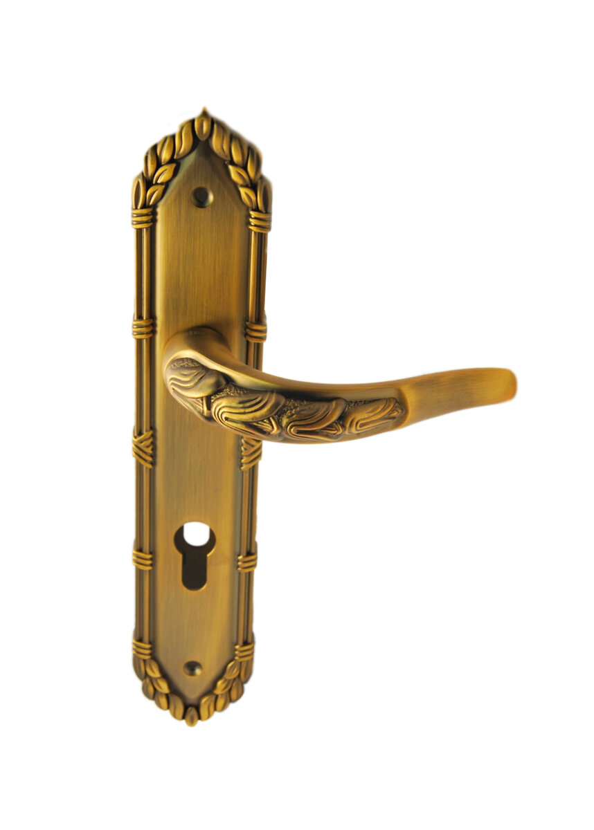 SIBA Ручка дверна SULTAN на планці PZ - 85 мм мат.кава (85 85) 1 SIBA Ручка дверна SULTAN на планці PZ - 85 мм мат.кава (85 85)