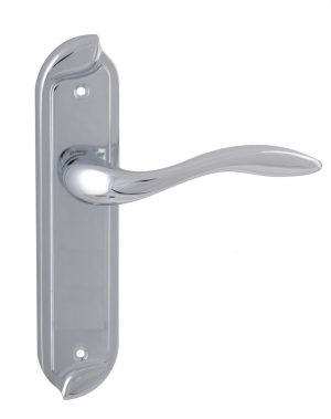 SIBA Ручка дверна VENICE на планці 0K хром (07 07)