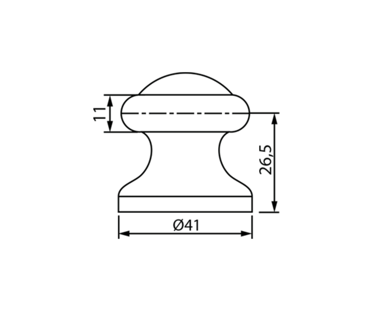 Siba Стопор дверний SB-DS 505 антична бронза AB 1 Siba Стопор дверний SB-DS 505 антична бронза AB