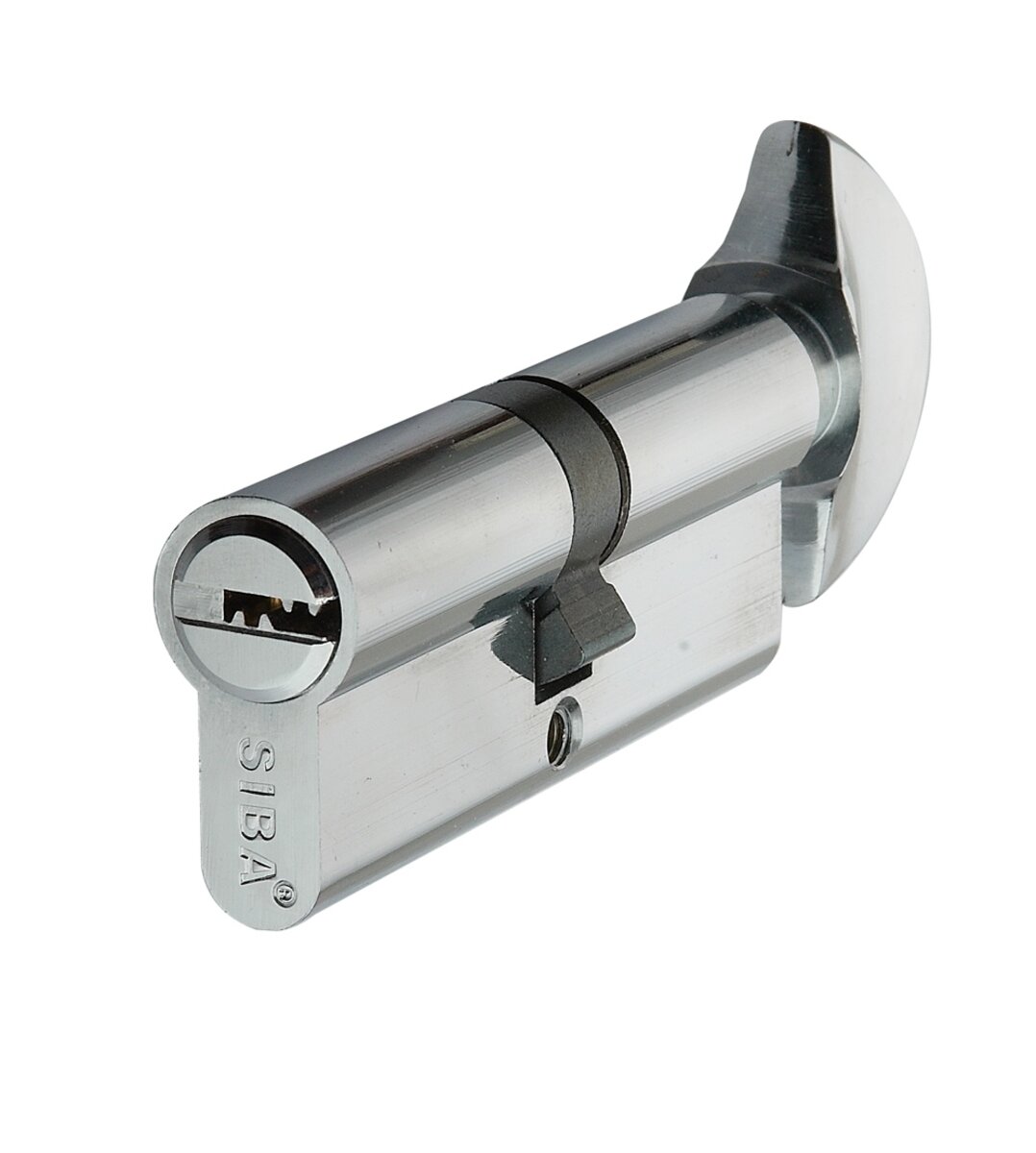 SIBA Циліндр 90 мм (55х35T) кл-пов 5 кл. хром 12190/BTК 1 SIBA Циліндр 90 мм (55х35T) кл-пов 5 кл. хром 12190/BTК