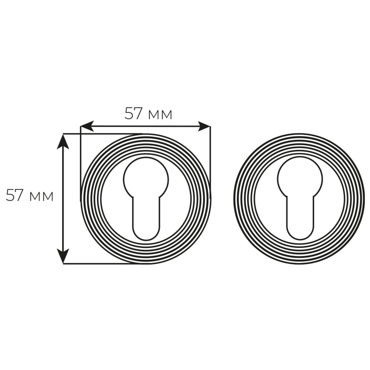 Накладка кл Fimet 269 F101 золото Pave 3 Накладка кл Fimet 269 F101 золото Pave - Зображення 3