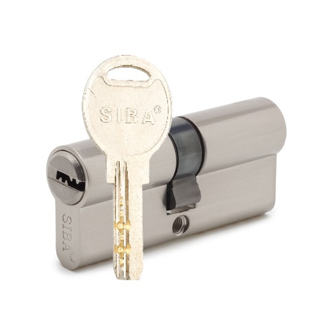 SIBA Циліндр 70 мм (35x35) кл-кл 3 кл. матовий нікель 12170/BSZ ZAMAK (12) 1 SIBA Циліндр 70 мм (35x35) кл-кл 3 кл. матовий нікель 12170/BSZ ZAMAK (12)