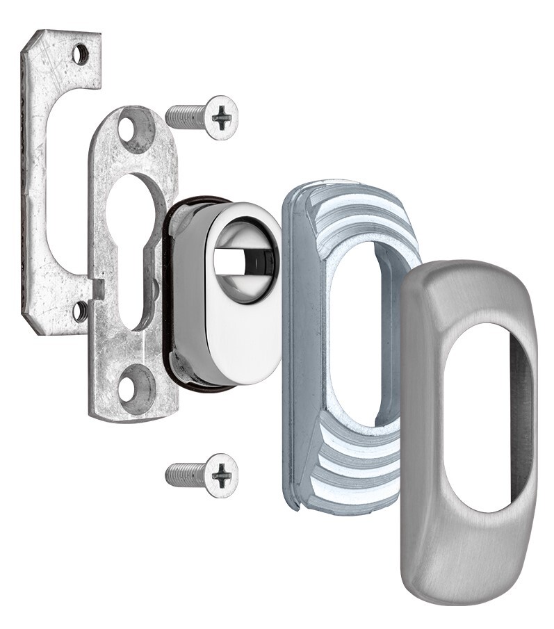 Протектор DISEC GUARD SG15 DIN_FOR_PROFILE_DOOR OVAL 25мм Нерж.сталь_мат 2 Протектор DISEC GUARD SG15 DIN_FOR_PROFILE_DOOR OVAL 25мм Нерж.сталь_мат - Зображення 2