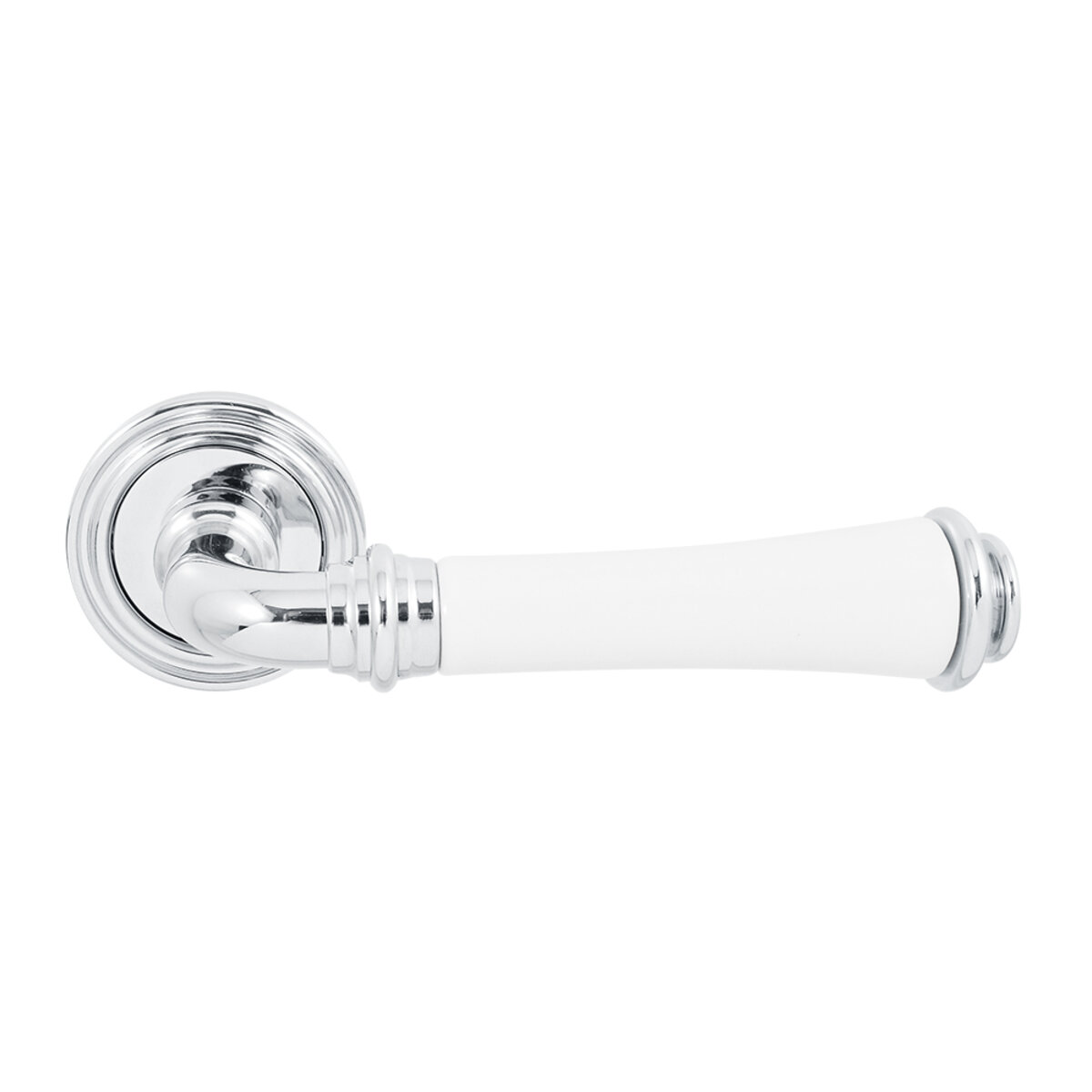 Ручка Fimet 1028P-261 F04 Tasha хром/білий фарфор R ф/з 3 Ручка Fimet 1028P-261 F04 Tasha хром/білий фарфор R ф/з - Зображення 3