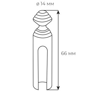 Ковпачок Fimet пол латунь 3156 OF 01 d.14