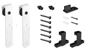 *Mantion BRAGI комплект фурнітури для 1 двері до 100 кг, ROC Design, білий матовий