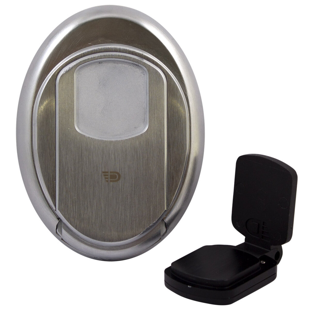 Броненакладка DISEC MAGNETIC під 3D KEY MOT хром матовий 3 ключі 1 Броненакладка DISEC MAGNETIC під 3D KEY MOT хром матовий 3 ключі