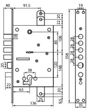 Mottura Ст 54J797G8B05DC6C ХРОМ правий