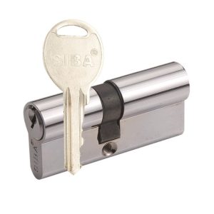SIBA Циліндр 62 мм (31х31) кл-кл 3 кл. хром 12162/CKА ALU
