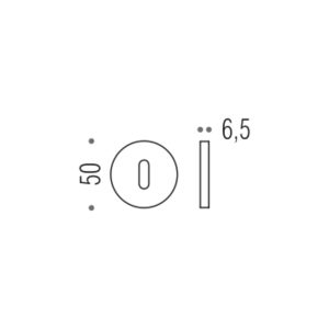 Накладка Colombo FF 13 BB прор мат хром Slim