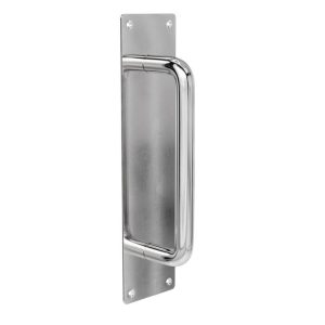 Amig Ручка - скоба на пластине мод.8 - 300x75 x1,8 mm нержавеющая сталь*