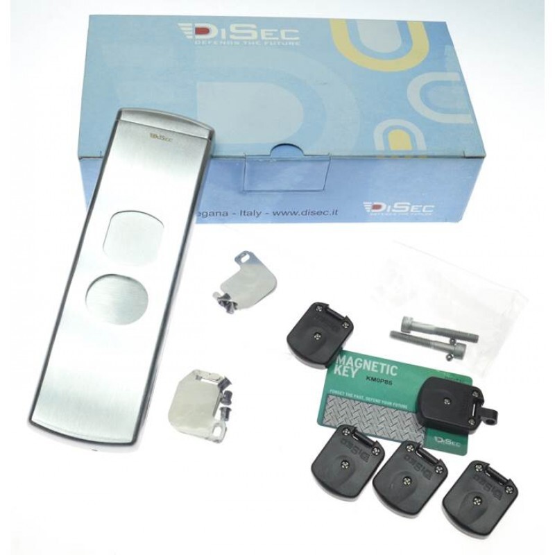 Протектор DISEC MAGNETIC MG901 DIN+LEVER RECTANGL 25мм Хром_мат 3клас T 2KEY KM0P85 Зовнішній до MUL 1 Протектор DISEC MAGNETIC MG901 DIN+LEVER RECTANGL 25мм Хром_мат 3клас T 2KEY KM0P85 Зовнішній до MUL