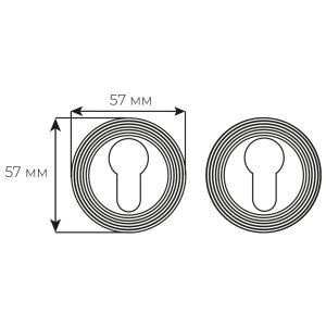 Накладка кл Fimet 269 F21 нікель